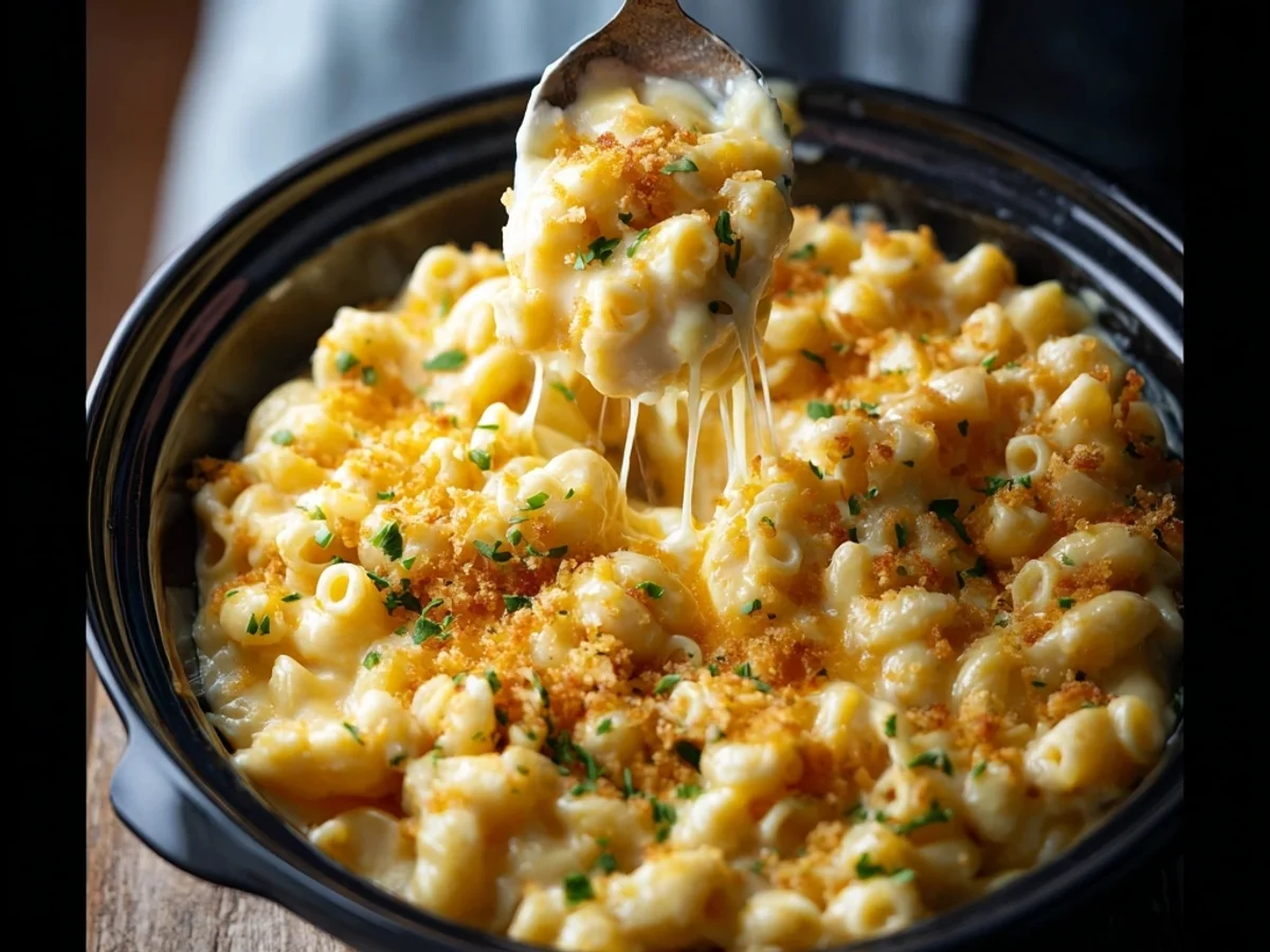 Easy Slow Cooker Mac and Cheese: Creamy Comfort - Image 2
