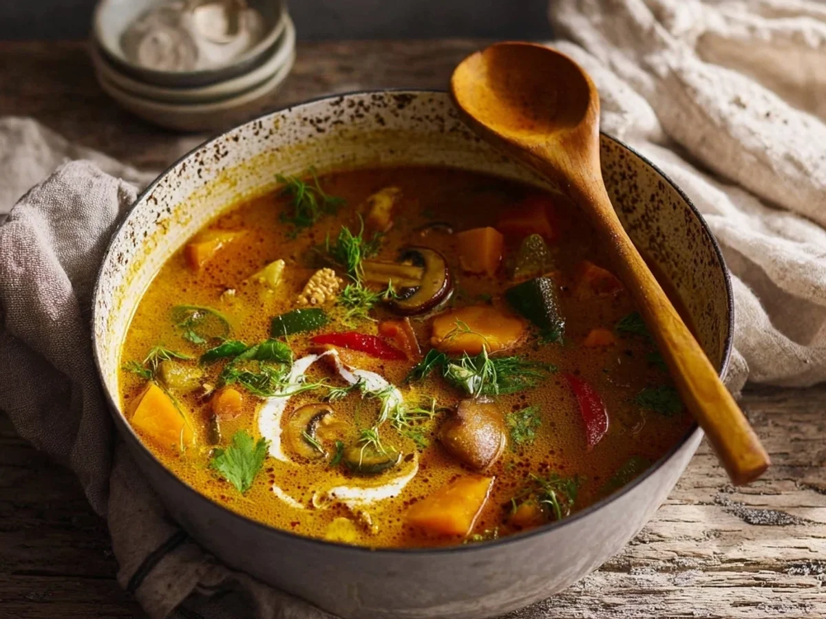 Easy Slow Cooker Soup: Tuscan White Bean & Kale - Image 1