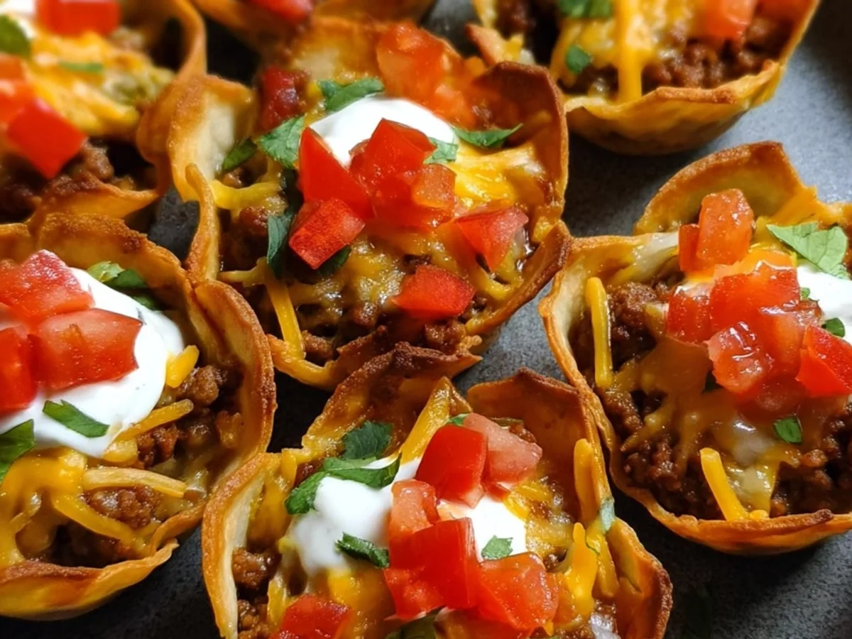 Easy Taco Cups: Quick & Fun Meal - Image 1