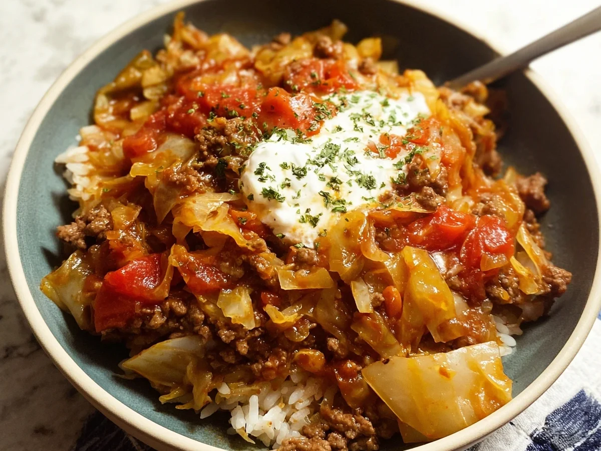 Easy Unstuffed Cabbage Rolls: Flavorful Weeknight Meal - Image 2