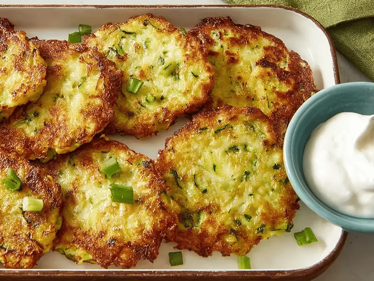 Easy Zucchini Patties Recipe for Perfectly Crispy Bites - Image 1