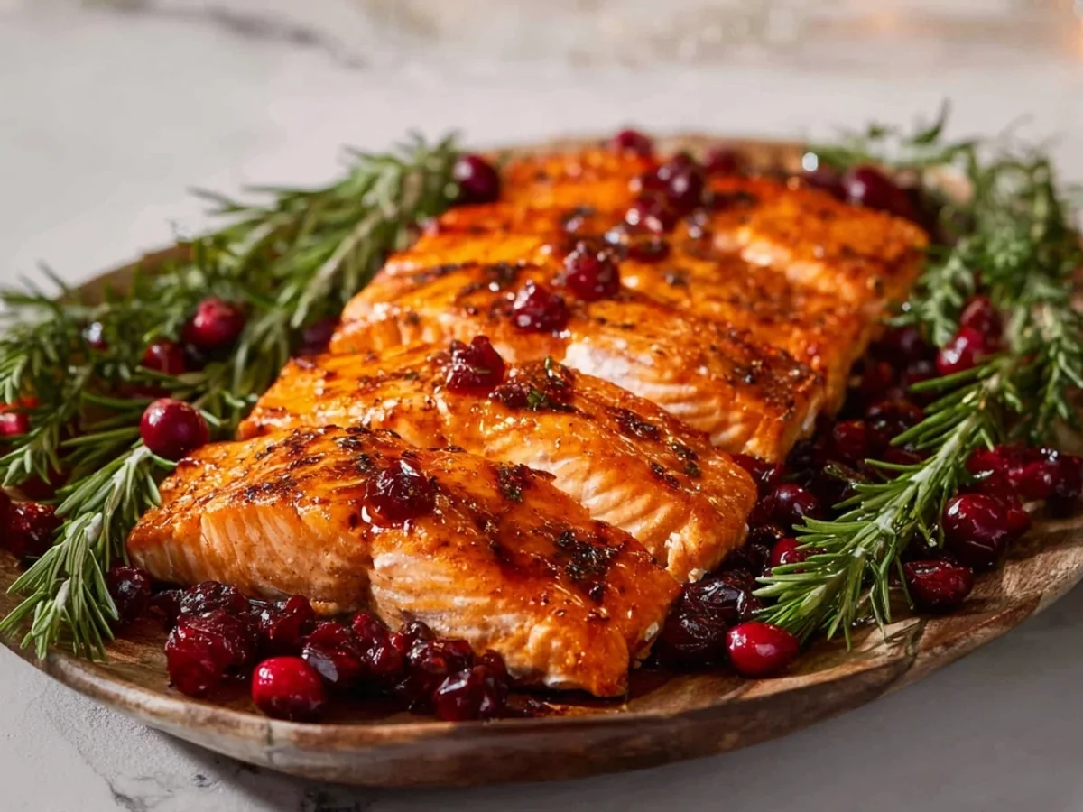 Festive Christmas Salmon: Glazed & Delicious - Image 1