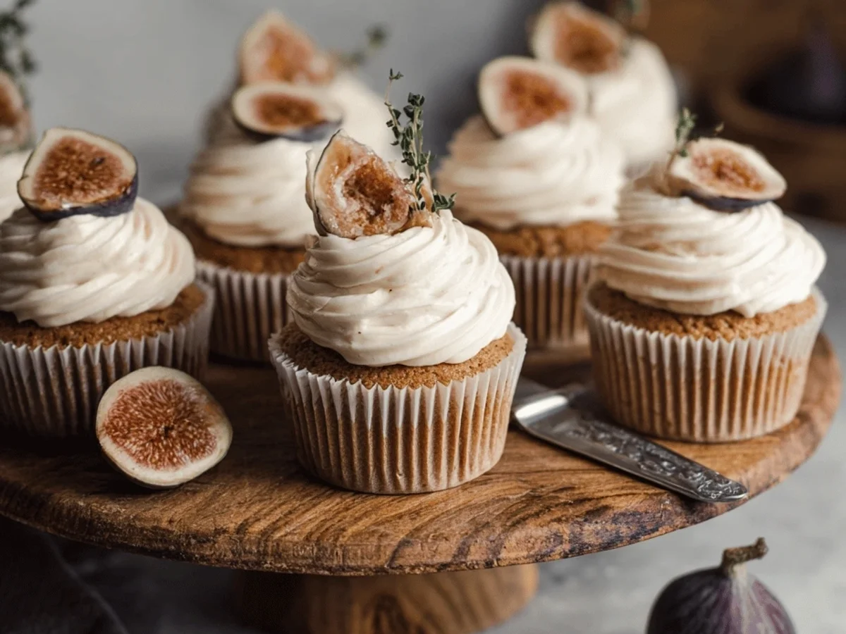 Fig Cupcakes with Honey Frosting: A Sweet Autumn Treat - Image 2