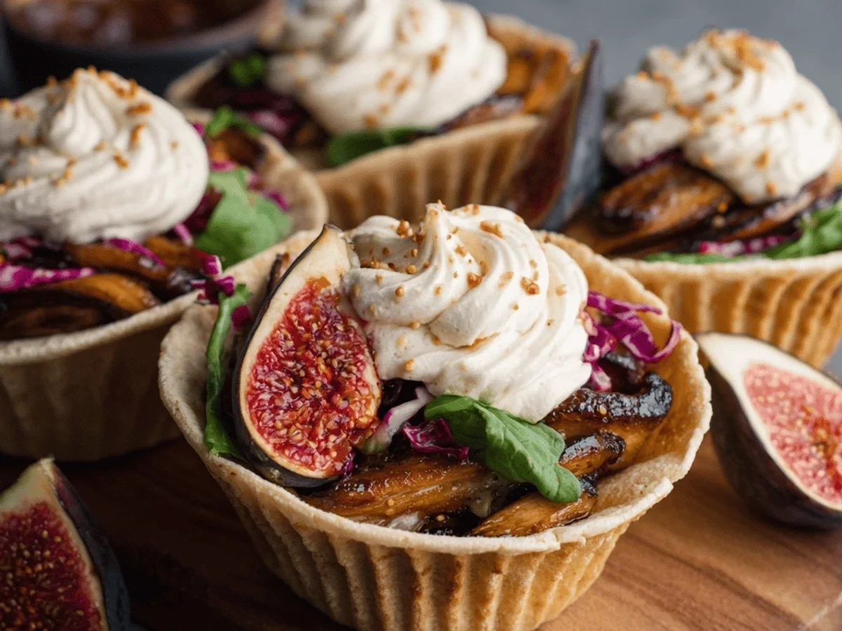 Fig Cupcakes with Honey Frosting: A Sweet Treat - Image 1