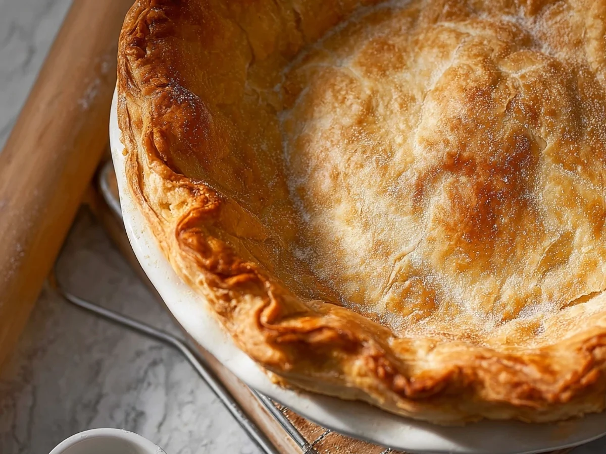Flaky Pie Crust Recipe: Simple, Tender, & Buttery - Image 1
