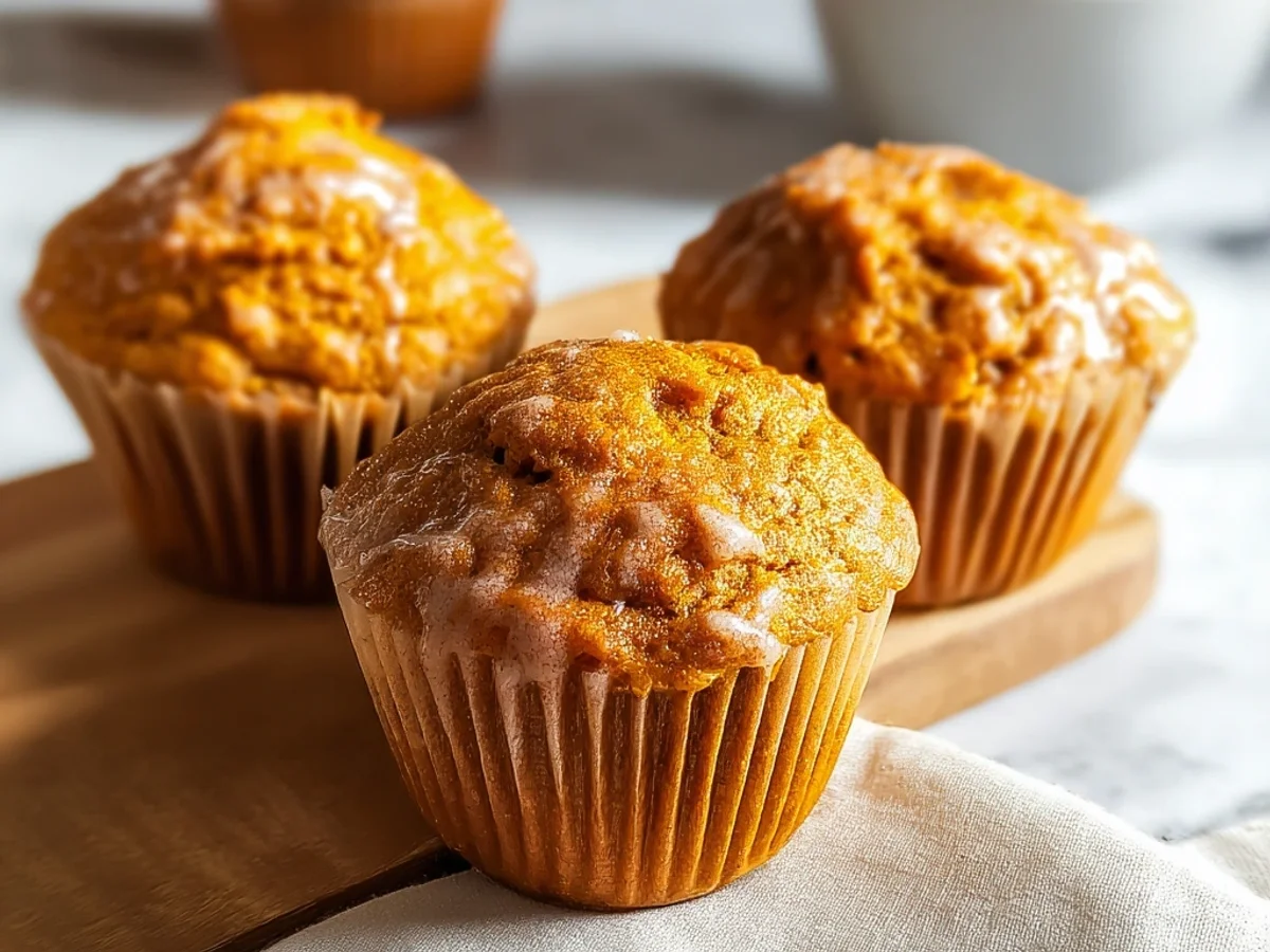 Fluffy Greek Yogurt Pumpkin Muffins for Fall Mornings - Image 1