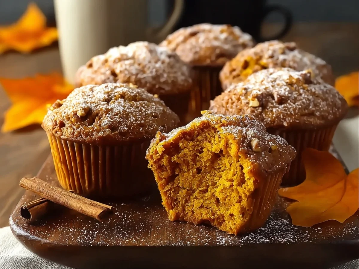 Fluffy Simple Pumpkin Muffins with Warm Spices - Image 2