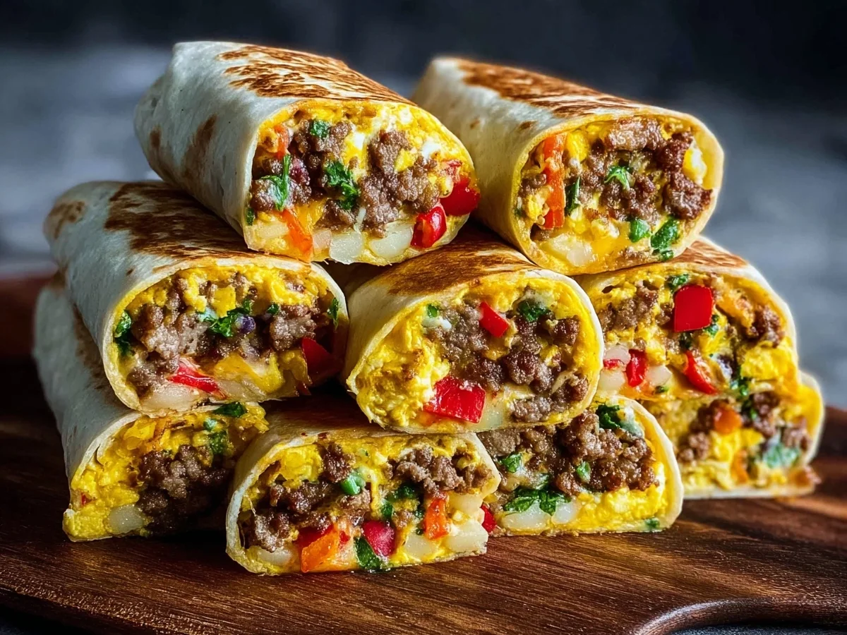 Freezer Breakfast Burritos: Protein-Packed Meal Prep - Image 1