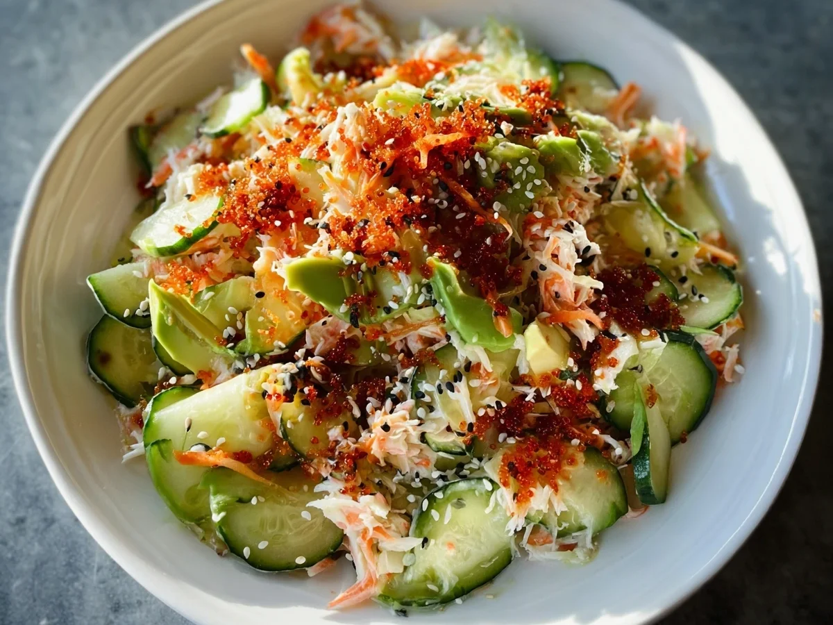 Fresh California Roll Cucumber Salad Recipe - Image 2