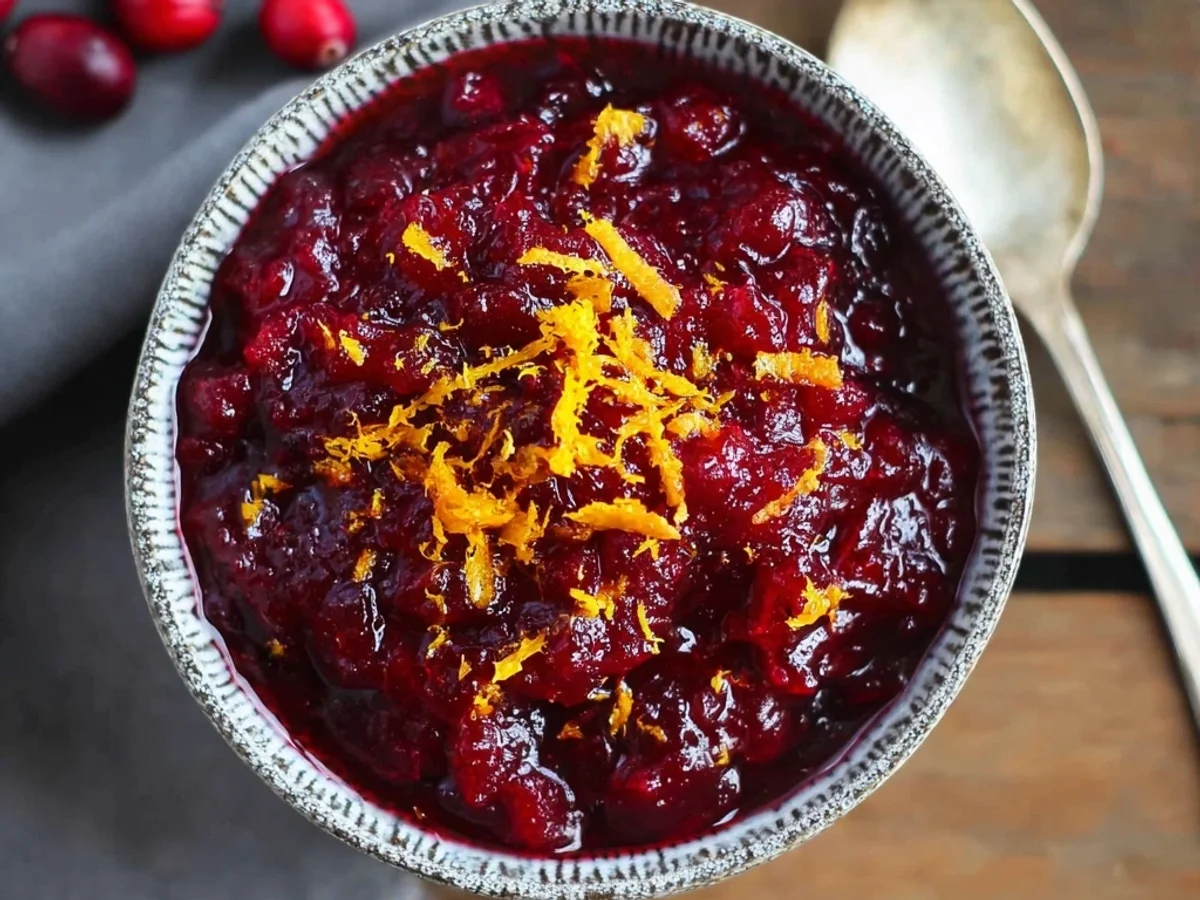 Fresh Cranberry Orange Sauce: Bright & Tangy Holiday Side - Image 2