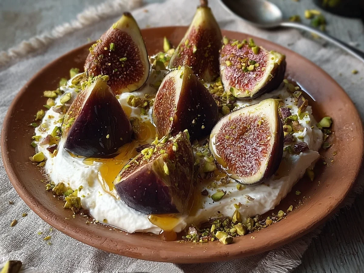 Fresh Figs with Ricotta, Pistachios & Honey - Image 2