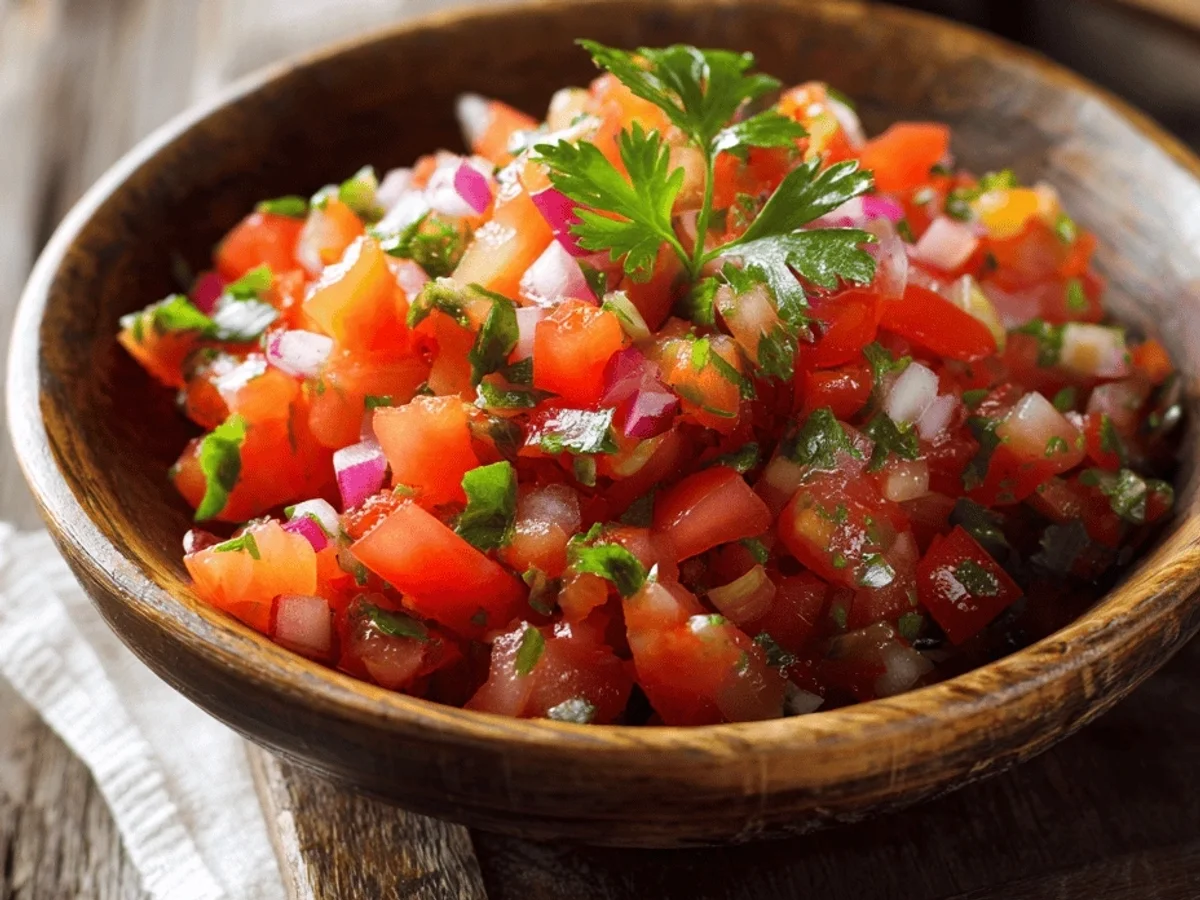 Fresh Garden Homemade Salsa: Tangy & Vibrant Dip - Image 1