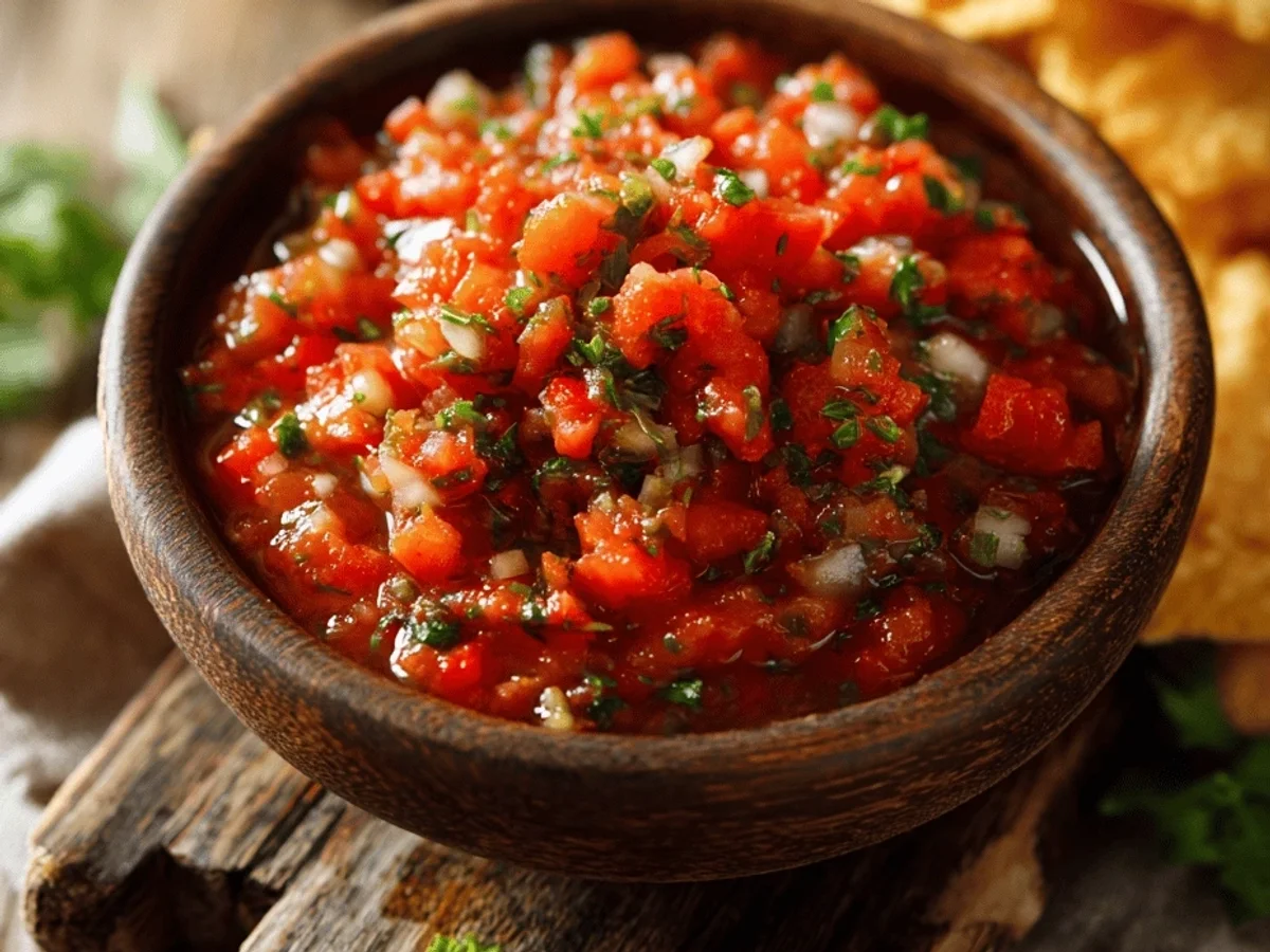Fresh Homemade Salsa Recipe: Zesty & Bright - Image 1