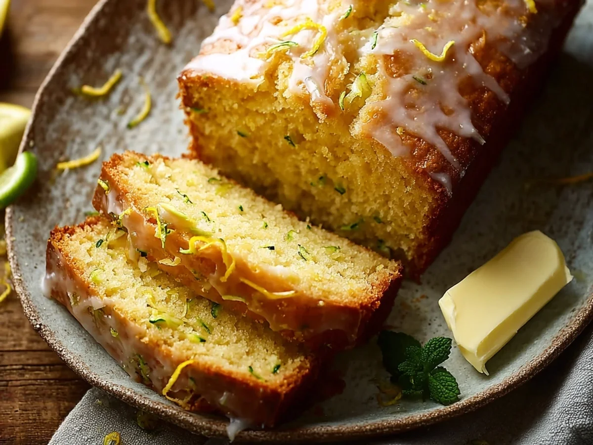 Fresh Lemon Glazed Zucchini Bread: A Sunshine Slice - Image 2