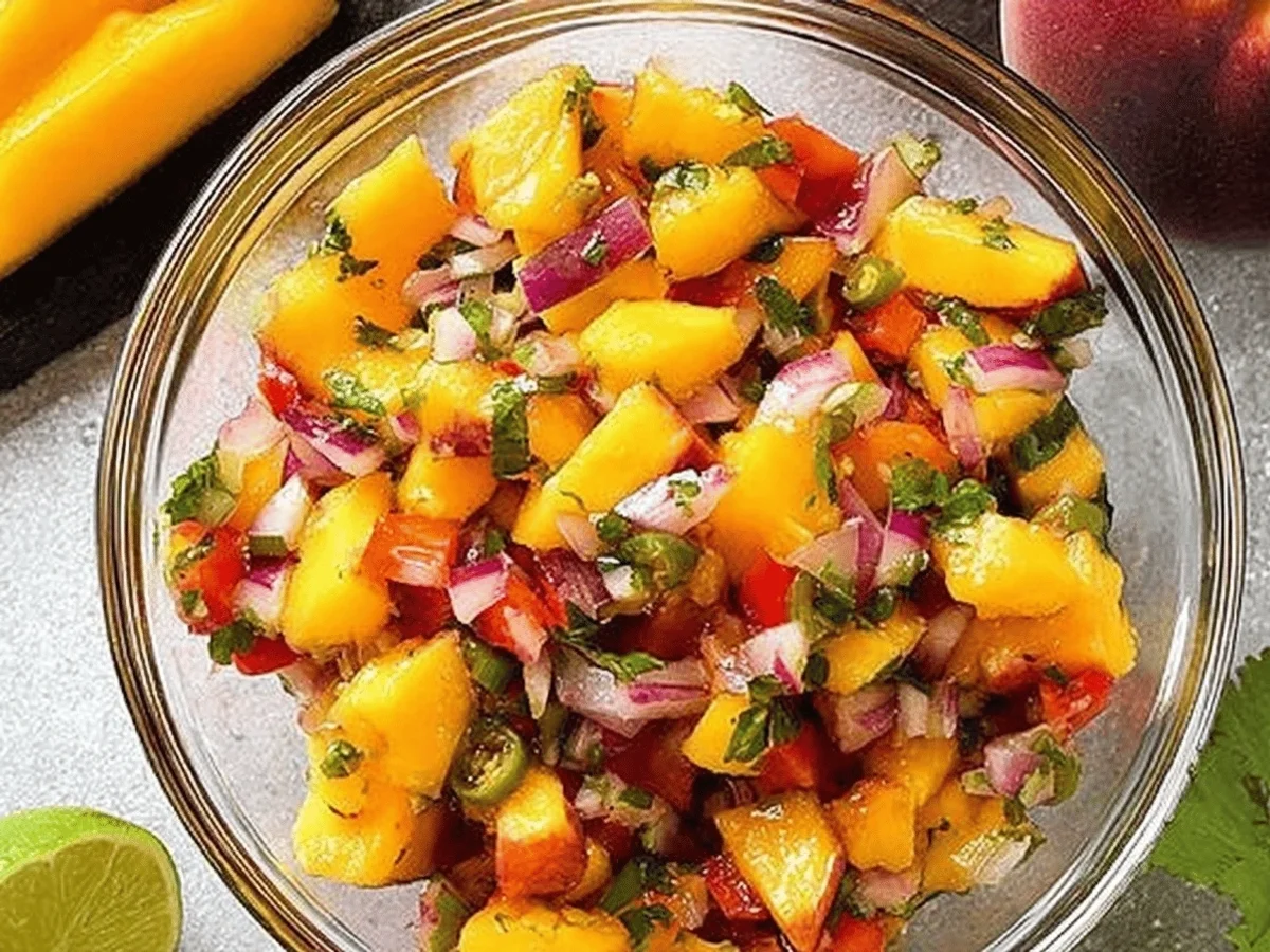 Fresh Peach Salsa Recipe for Summer - Image 2
