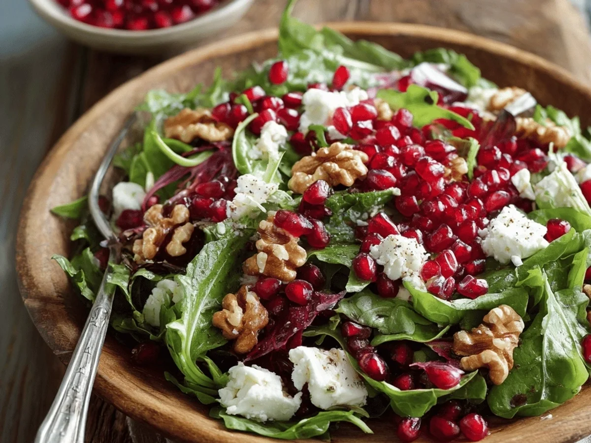 Fresh Pomegranate Salad Recipe with Tangy Dressing - Image 2