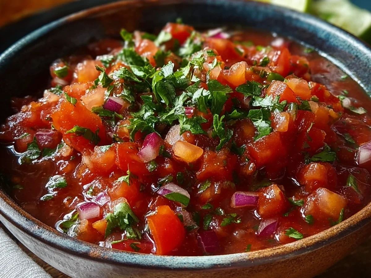 Fresh & Tangy Homemade Salsa Recipe: A Garden Delight - Image 1
