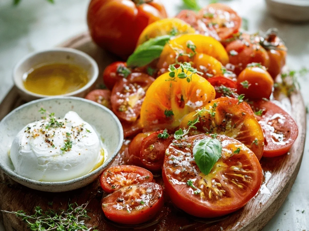 Fresh Tomato Salad Recipe: A Taste of Garden Sunshine - Image 1