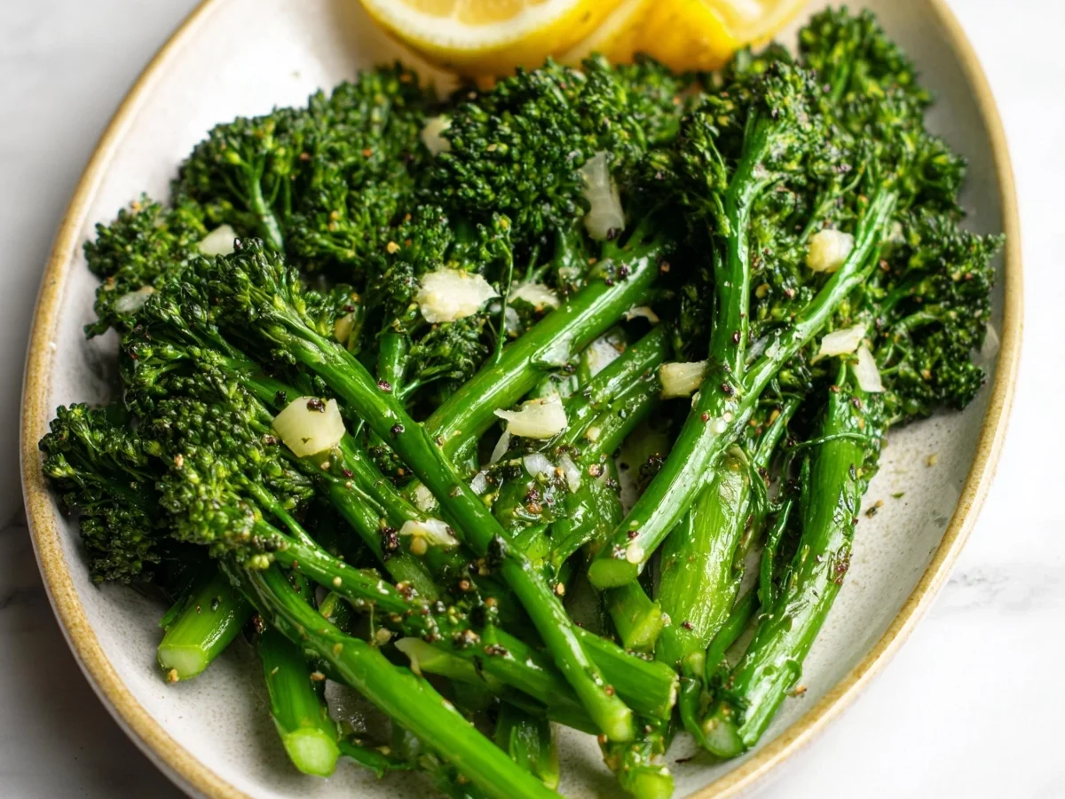 Garlic Butter Broccolini: Quick & Easy Side Dish Recipe - Image 1