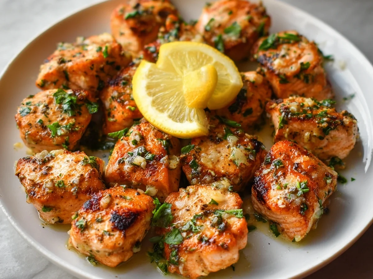 Garlic Butter Salmon Bites: Quick & Flavorful Dinner - Image 2