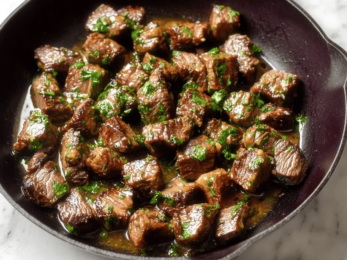 Garlic Butter Steak Bites - Sizzling Perfection in Minutes - Image 1