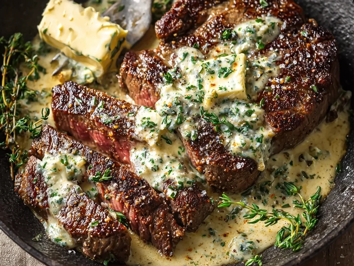 Garlic Butter Steak with Parmesan Cream Sauce My Simple Take - Image 2