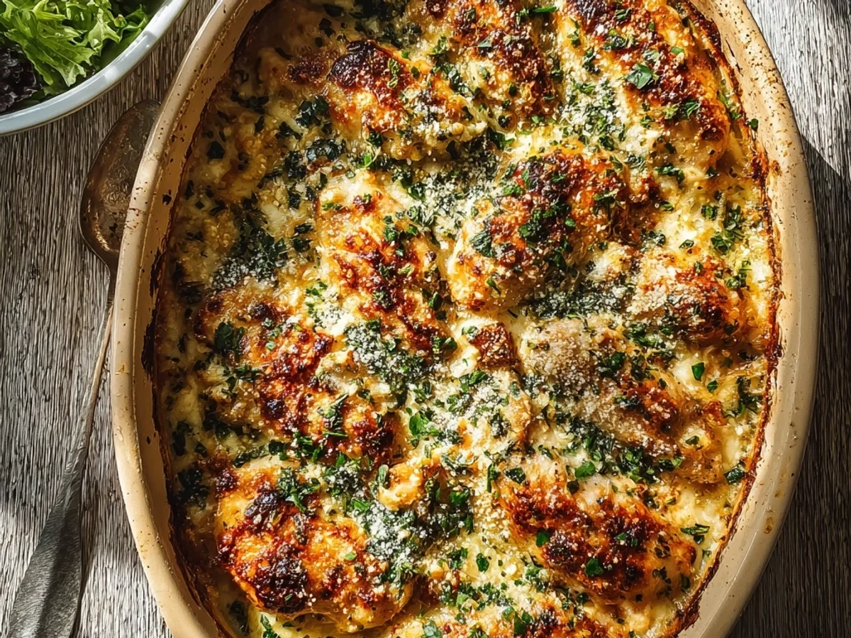 Garlic Parmesan Chicken Bake: Tender, Cheesy Comfort - Image 2