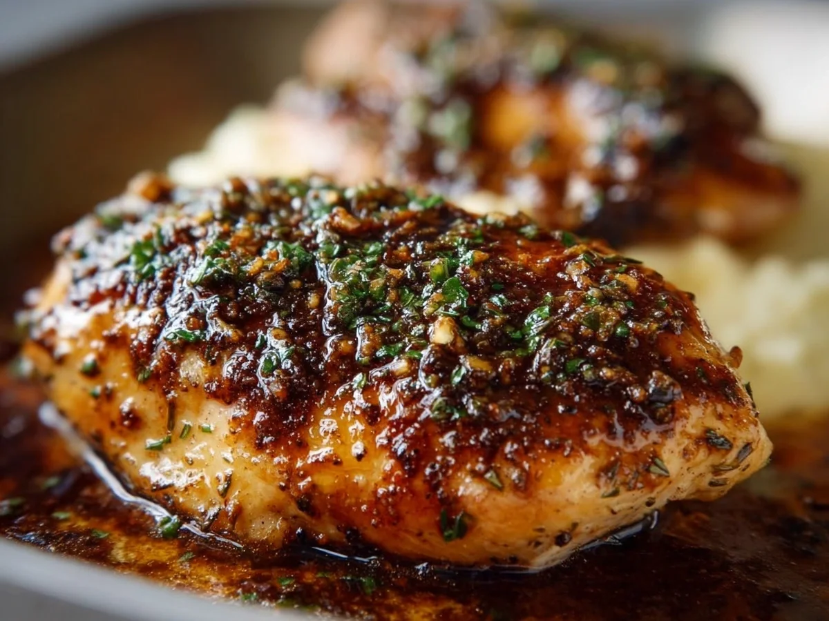 Glazed Garlic Herb Chicken Breast Recipe - Image 2