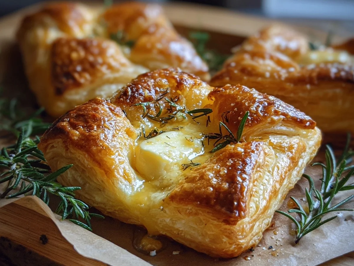 Golden Cheese Puff Pastry: Rosemary & Honey - Image 1