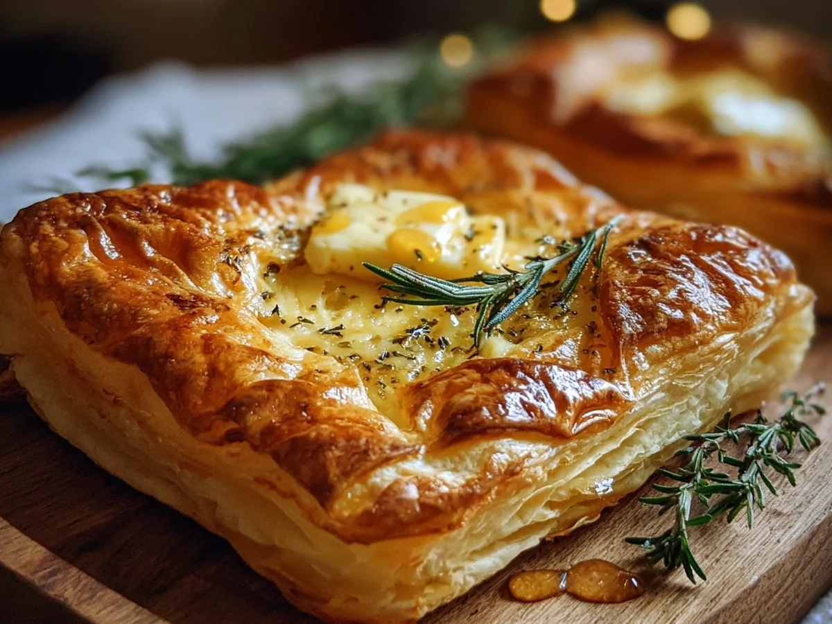 Golden Cheese Puff Pastry: Rosemary & Honey - Image 2