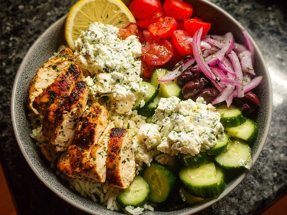 Greek Chicken Bowls: Mediterranean Meal Prep Recipe - Image 1