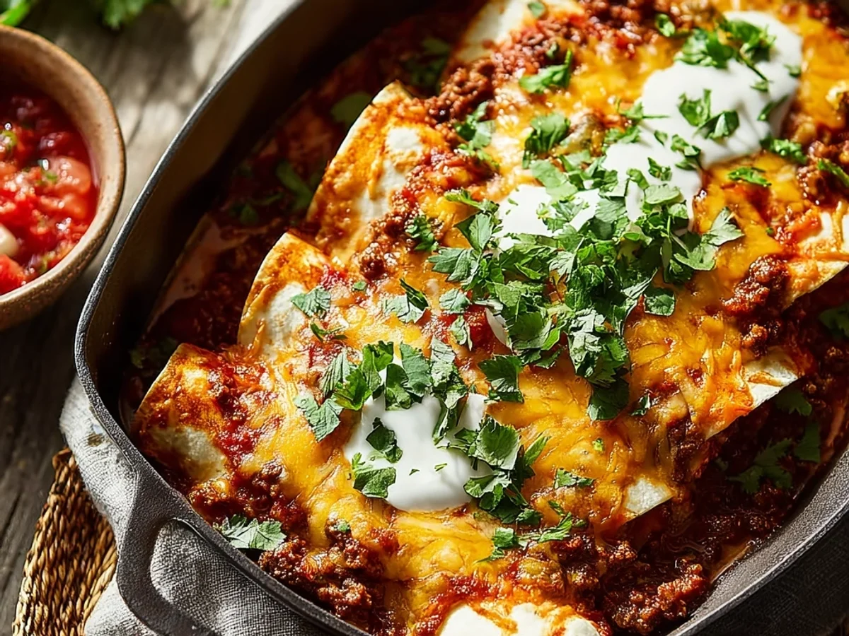 Ground Beef Enchiladas - Quick Family Dinner Winner - Image 1