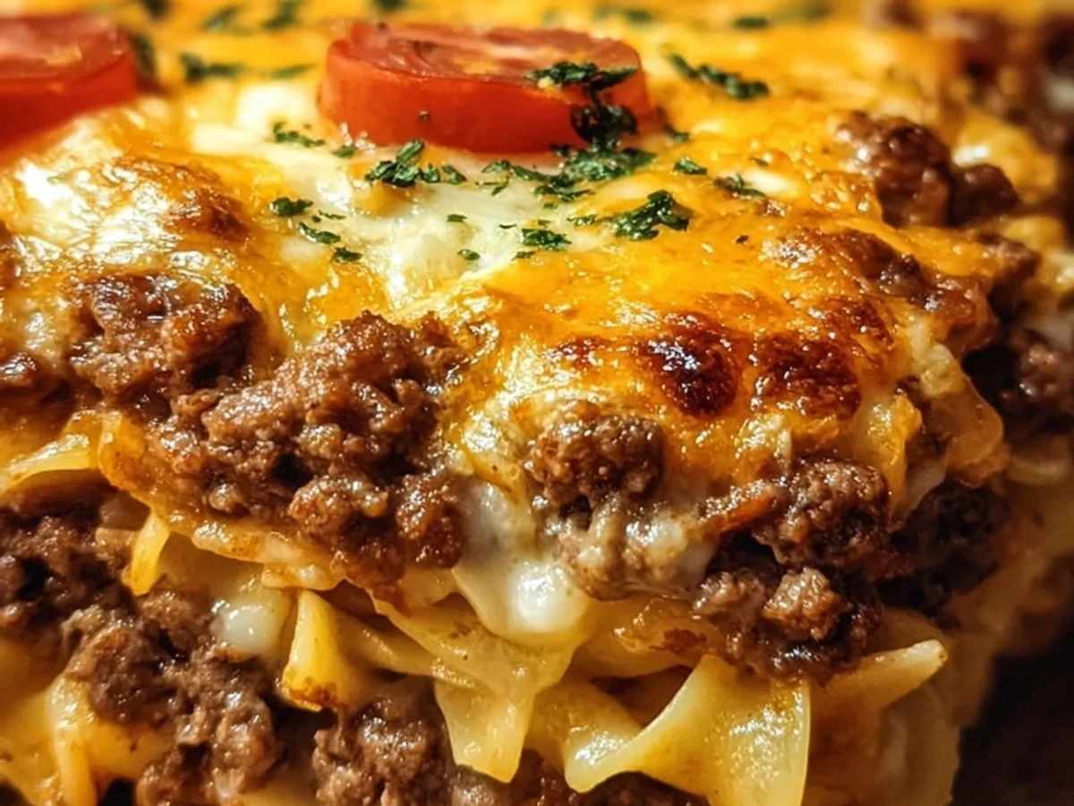 Hamburger Supreme Casserole: Hearty Family Dinner - Image 1