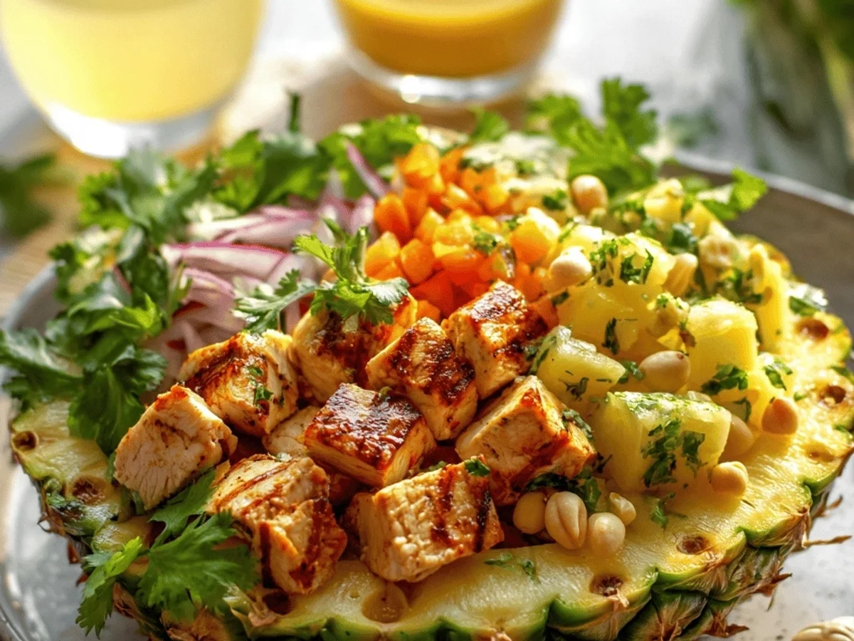 Hawaiian Chicken Salad Gluten-Free: Tropical Escape - Image 1