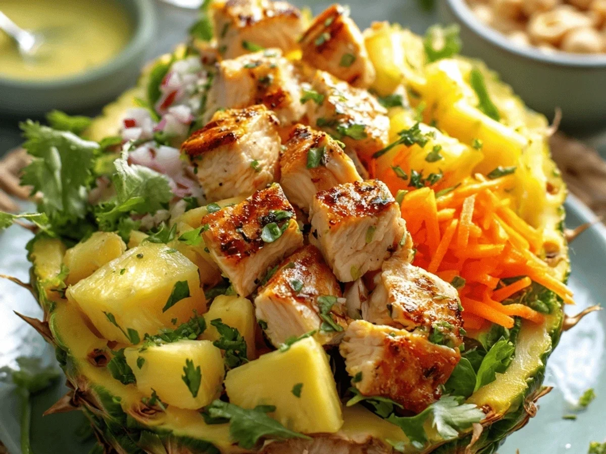 Hawaiian Chicken Salad Gluten-Free: Tropical Escape - Image 2
