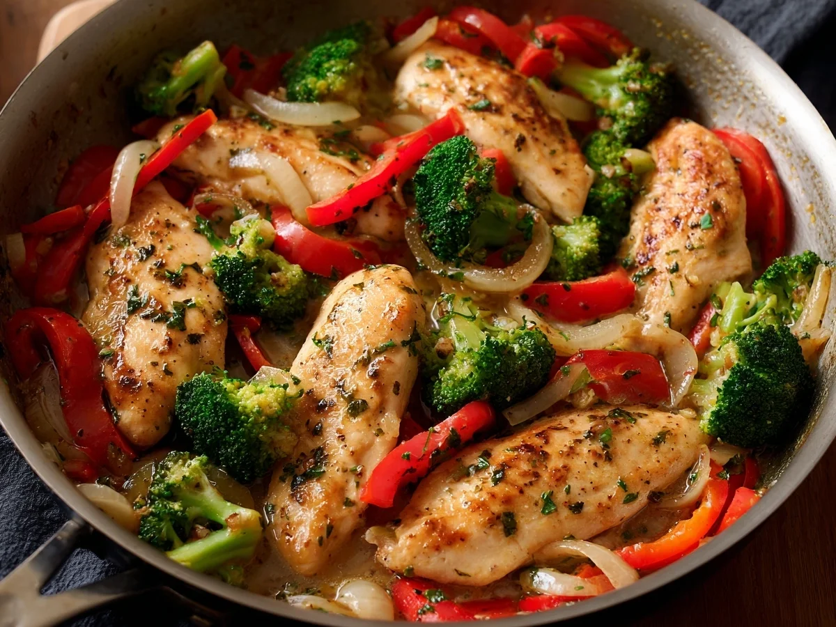Healthy Chicken & Veggies Skillet Dinner - Image 2