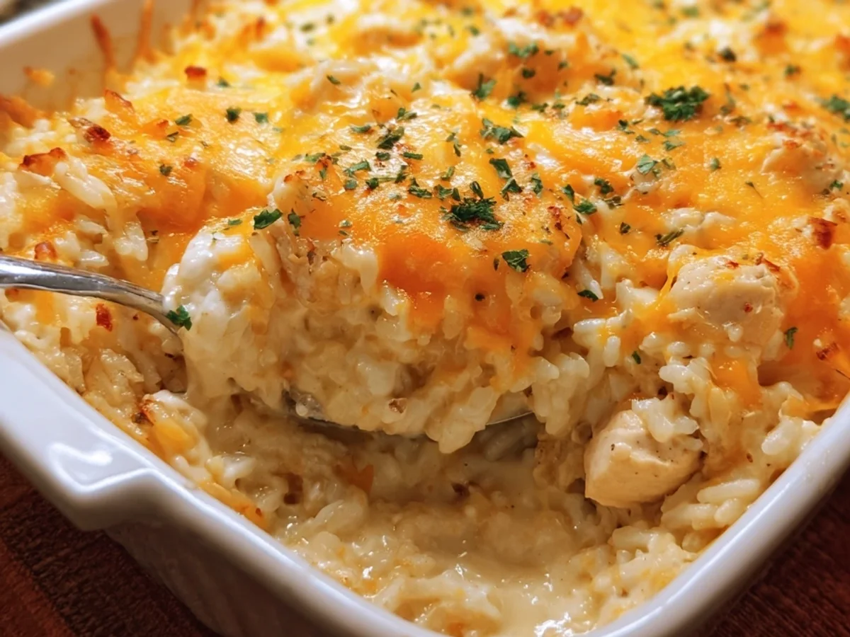 Hearty Angel Chicken Rice Casserole - Image 2
