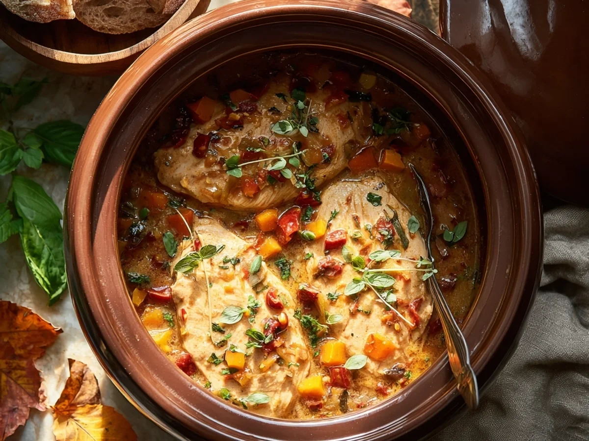 Hearty Autumn Chicken Stew: Easy Fall Crockpot Recipes - Image 2