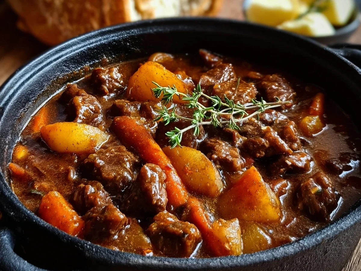 Hearty Autumn Harvest Beef Stew: A Fall Comfort Meal - Image 1