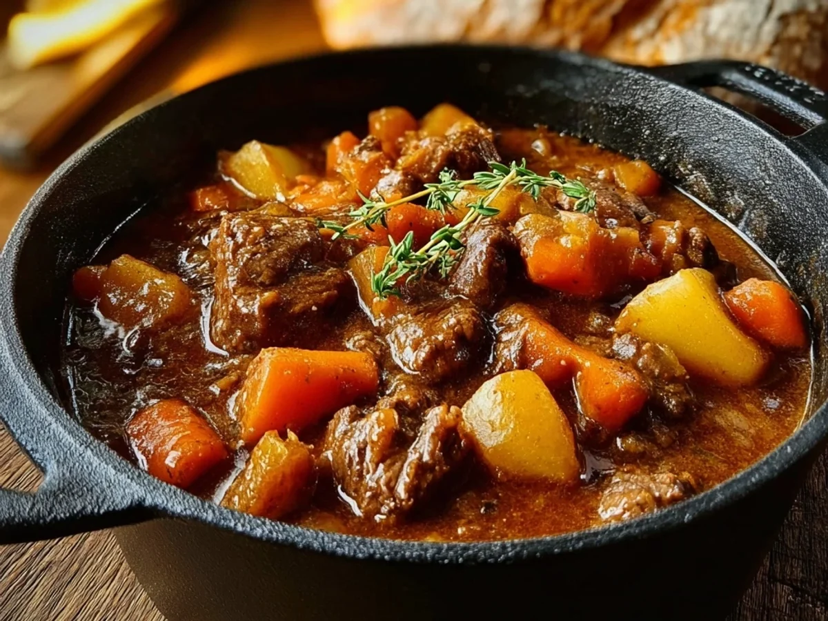 Hearty Autumn Harvest Beef Stew: A Fall Comfort Meal - Image 2