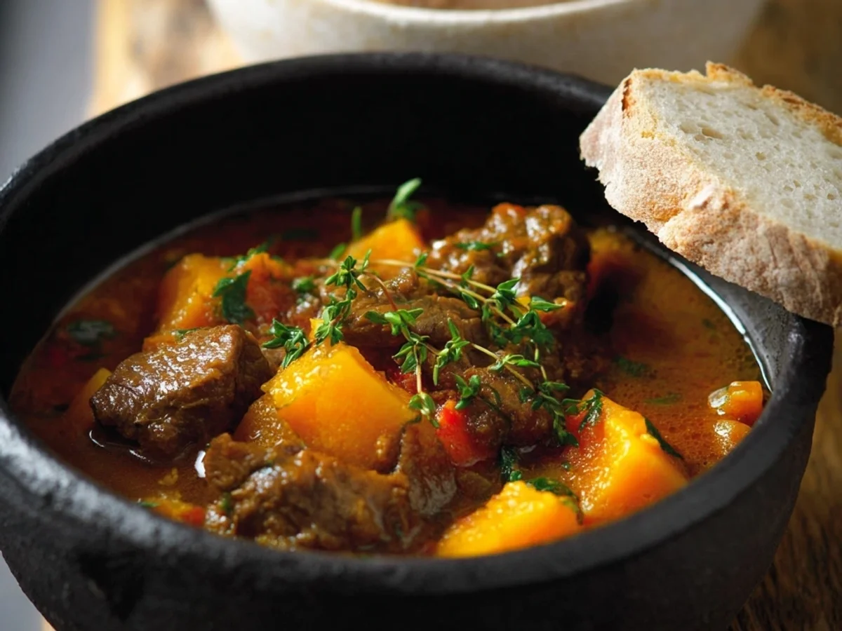 Hearty Beef and Kabocha Squash Stew: A Winter Comfort - Image 1
