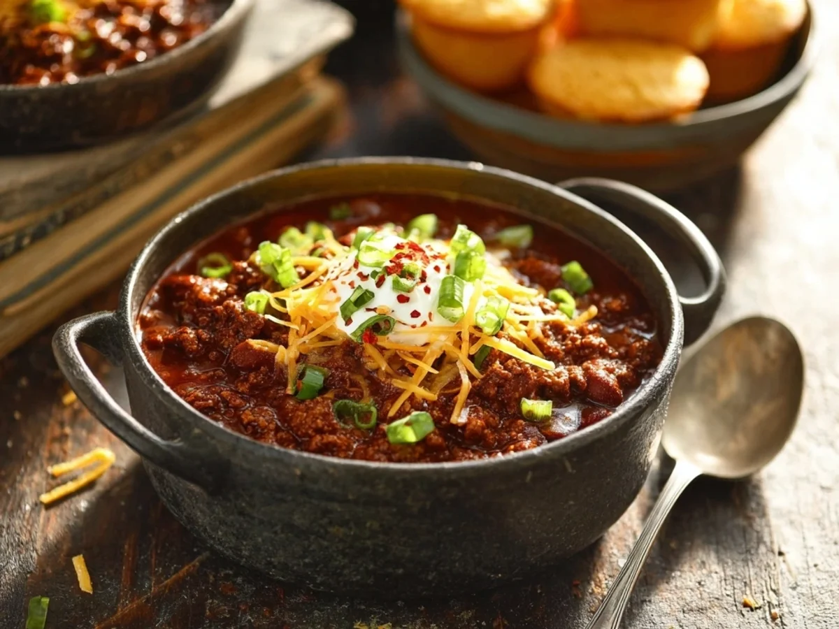 Hearty Beef Chili: A Comforting Bowl for Any Day - Image 1