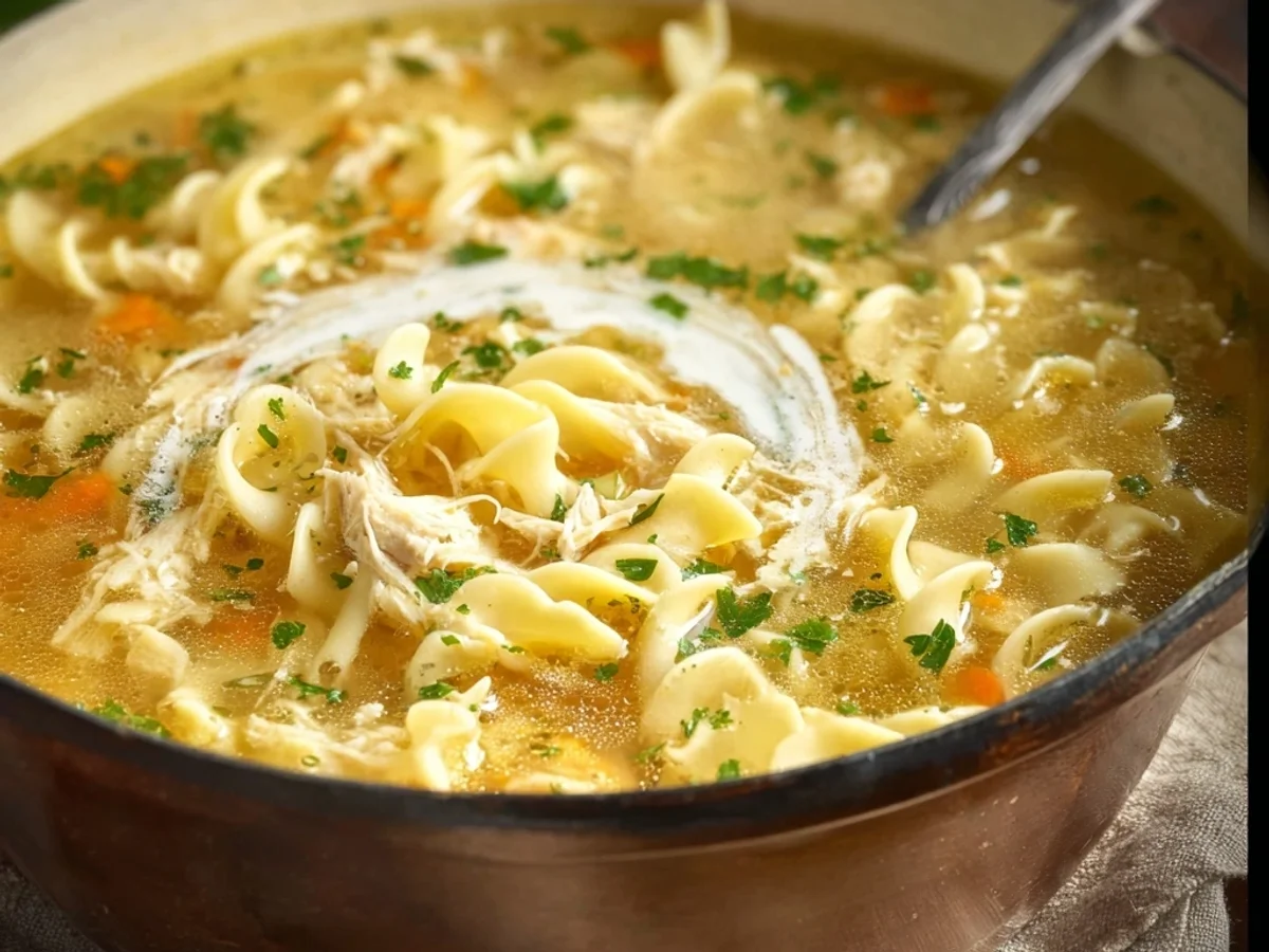 Hearty Chicken Noodle Soup: My Family's Comfort Bowl - Image 1