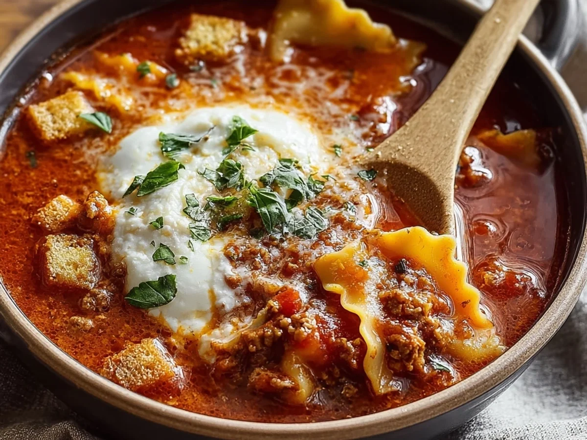 Hearty Crock Pot Lasagna Soup: Simple Weeknight Comfort - Image 2