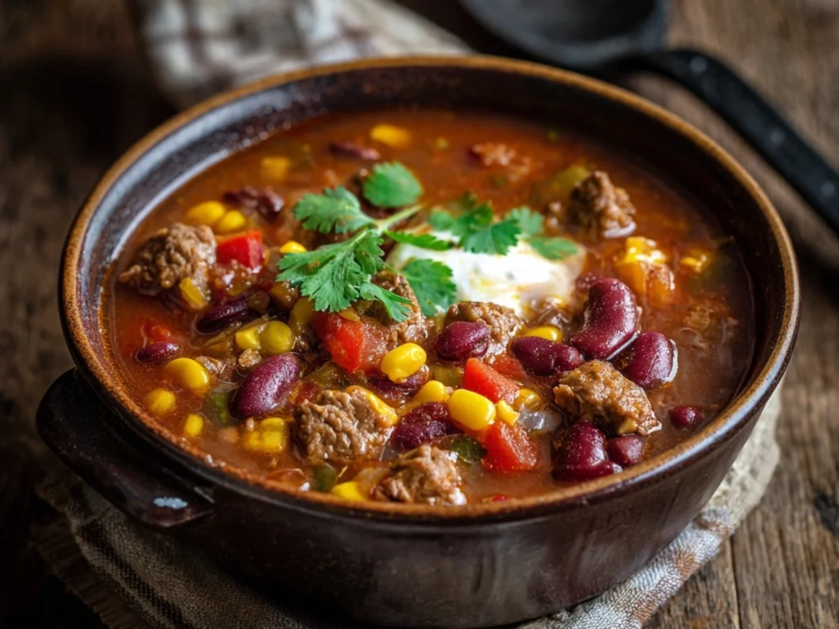 Hearty Crockpot Cowboy Soup for Easy Dinners - Image 1