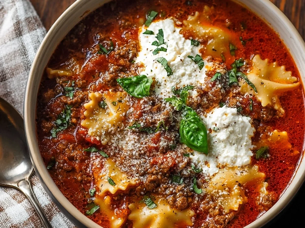 Hearty Crockpot Lasagna Soup: Simple Weeknight Comfort - Image 2