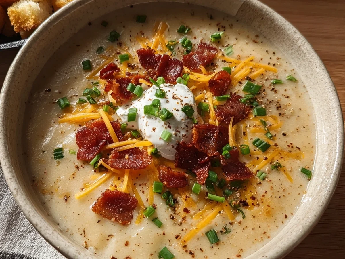 Hearty Crockpot Loaded Baked Potato Soup for Weeknights - Image 2