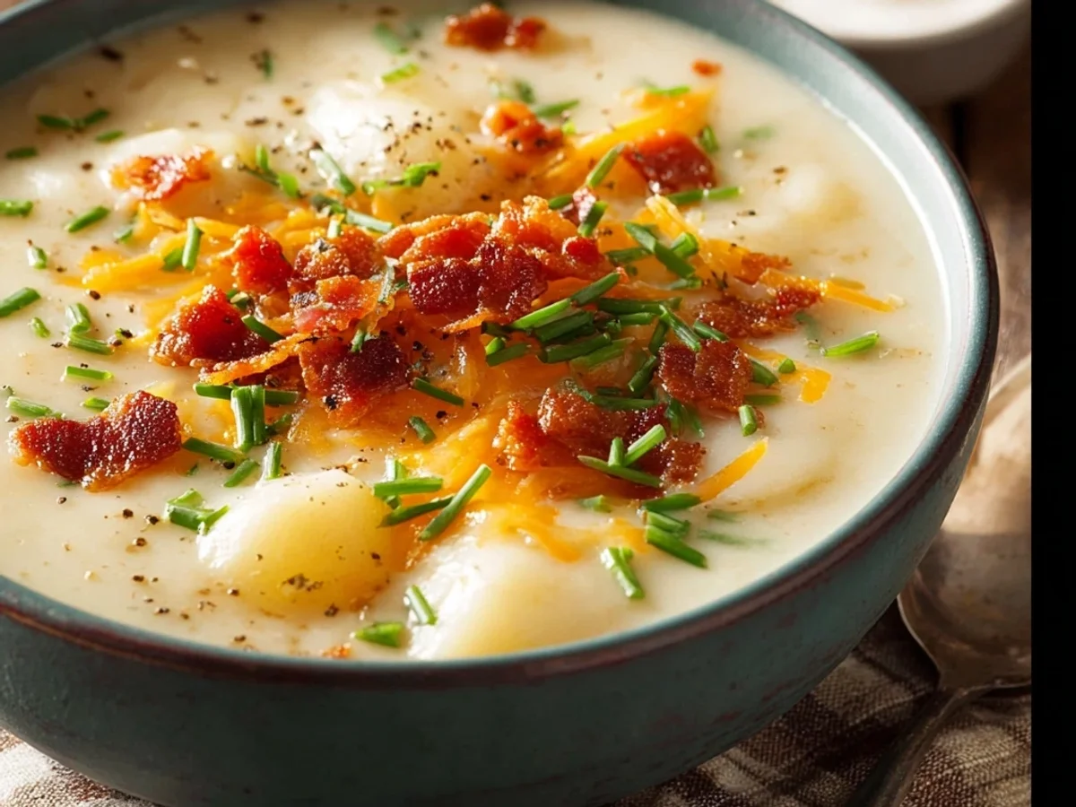 Hearty Crockpot Potato Soup: Creamy & Simple Dinner - Image 1