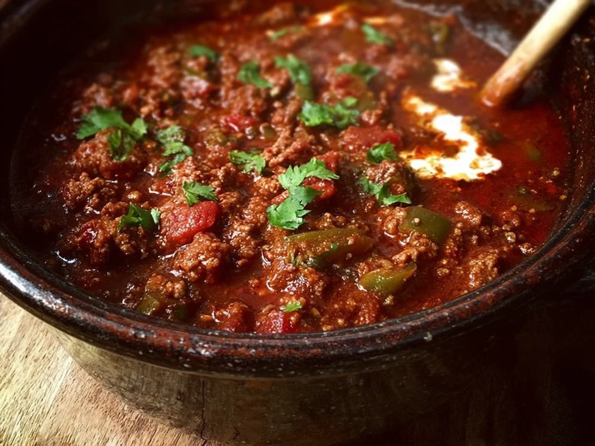 Hearty Deer Chili Recipe: Slow Cooker Comfort - Image 1