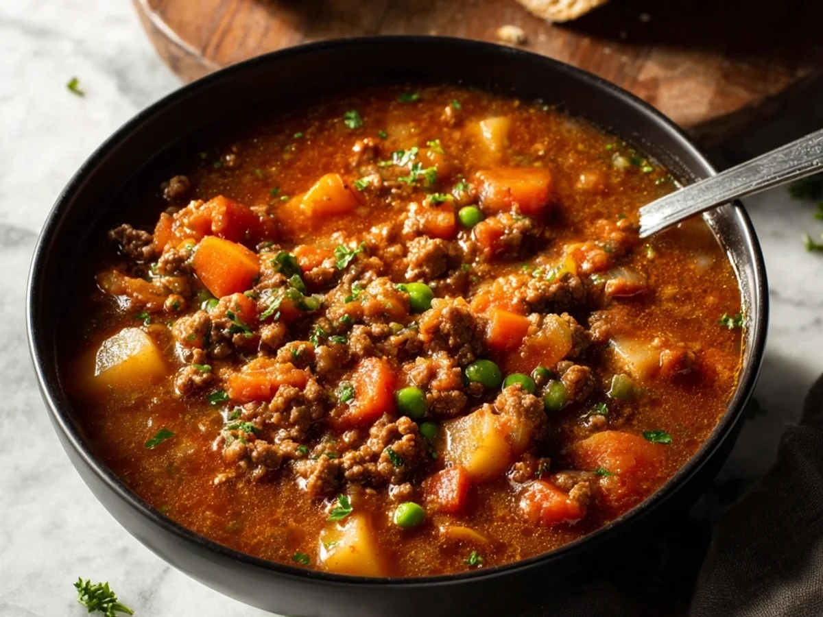 Hearty Hamburger Stew Recipe: A One-Pot Wonder - Image 1